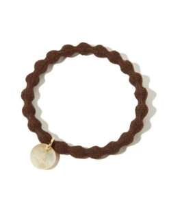 Logo Hair Tie 15 Logo Hair Tie -Snow Peak Shop AC 23SW401 Brown hero 01