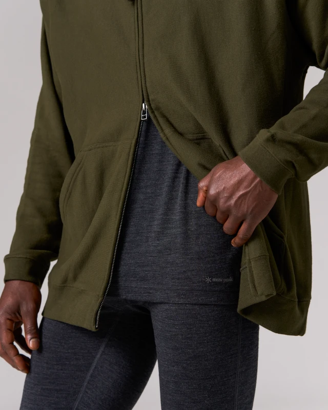 Snow Peak Takibi Sweatshirt Zip Up Hoodie 6 Snow Peak Takibi Sweatshirt Zip Up Hoodie - Image 4