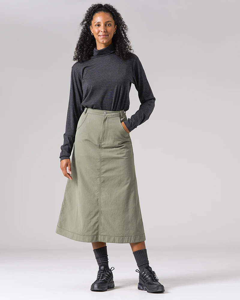 Merino Wool Turtleneck Long Sleeve T-Shirt 5 Merino Wool Turtleneck Long Sleeve T-Shirt - Image 3