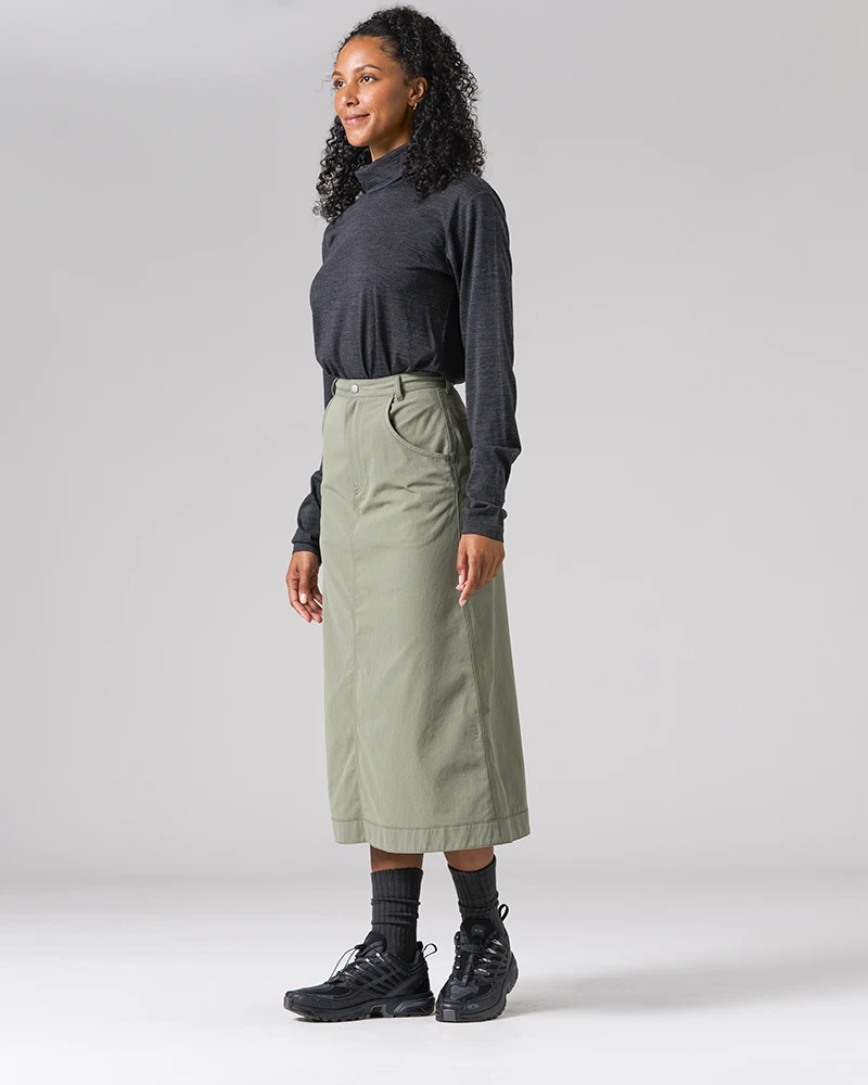 Merino Wool Turtleneck Long Sleeve T-Shirt 9 Merino Wool Turtleneck Long Sleeve T-Shirt - Image 7