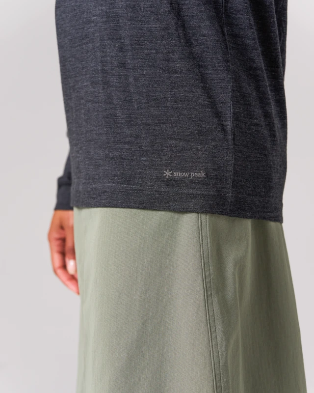 Merino Wool Turtleneck Long Sleeve T-Shirt 7 Merino Wool Turtleneck Long Sleeve T-Shirt - Image 5