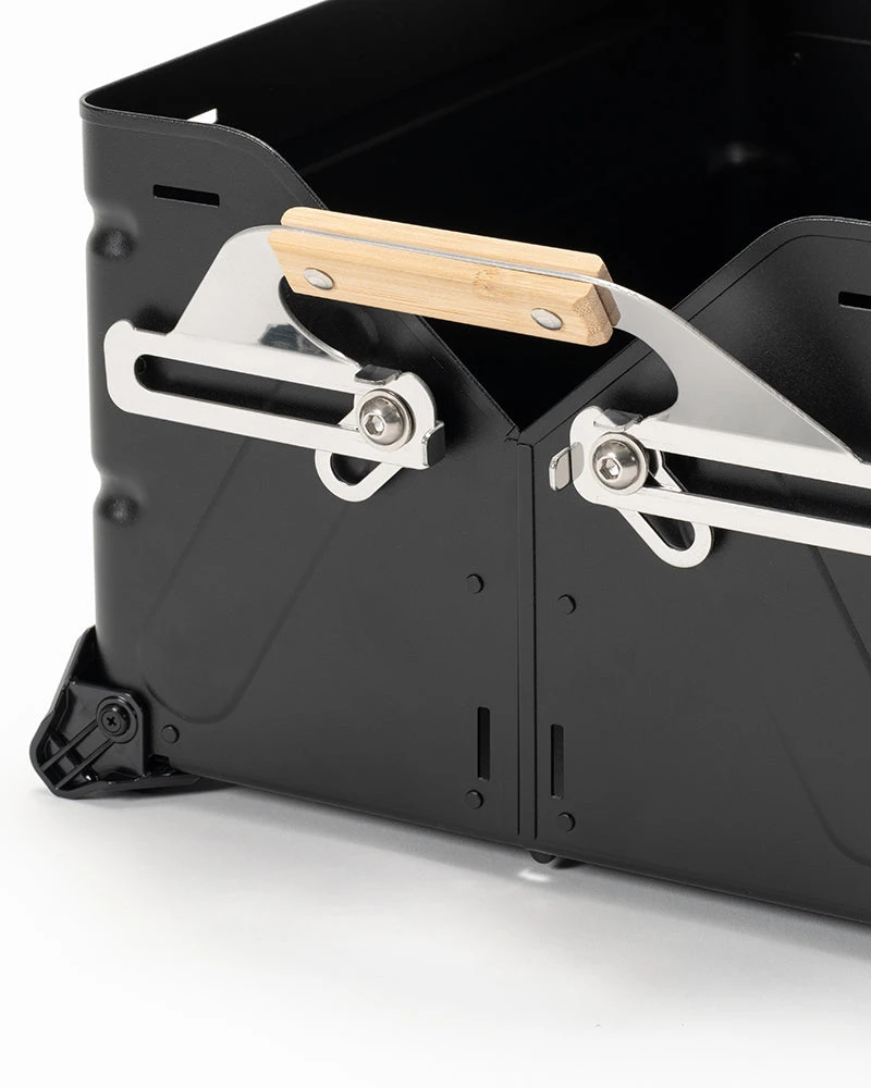 Snow Peak Festival: Stacking Shelf Container 25 In Black 8 Snow Peak Festival: Stacking Shelf Container 25 In Black - Image 6