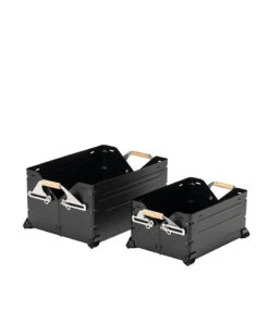 Snow Peak Festival: Stacking Shelf Container 25 In Black -Snow Peak Shop FES 037 BK 20230404 SP M4 04427 path 1