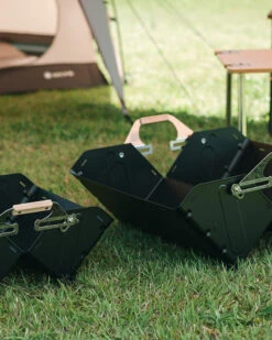 Snow Peak Festival: Stacking Shelf Container 25 In Black 23 Snow Peak Festival: Stacking Shelf Container 25 In Black -Snow Peak Shop FES 037 BK 20230511 SP M4 05381