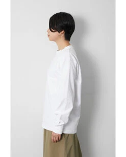 Heavy Cotton Garment Dyed Long Sleeve Crewneck 15 Heavy Cotton Garment Dyed Long Sleeve Crewneck -Snow Peak Shop Heavy Cotton Garment Crew LS SW 20AU101 MossGreen Alt5