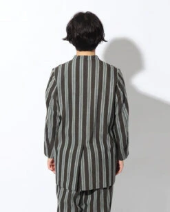 Hand-Woven Cotton Stripe Jacket 13 Hand-Woven Cotton Stripe Jacket -Snow Peak Shop JK 22SU303 alt 05