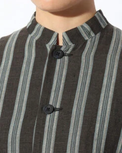 Hand-Woven Cotton Stripe Jacket 14 Hand-Woven Cotton Stripe Jacket -Snow Peak Shop JK 22SU303 alt 06