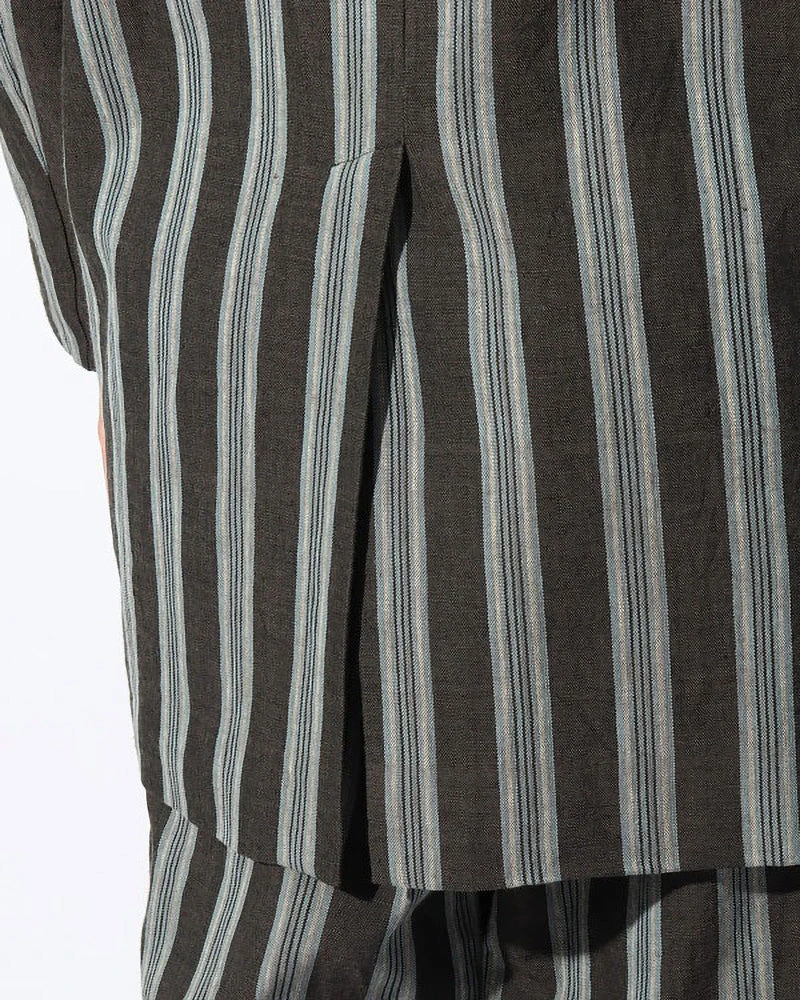 Hand-Woven Cotton Stripe Jacket 8 Hand-Woven Cotton Stripe Jacket - Image 6