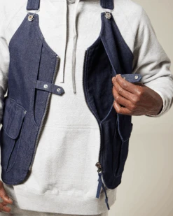 Takibi Denim Vest 16 Takibi Denim Vest -Snow Peak Shop JK 23AU107 6