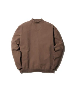 Cotton Polyester Knit Mockneck Long Sleeve -Snow Peak Shop KN 22AU003 hero 02