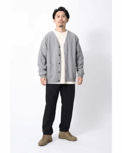 Cotton Polyester Knit Cardigan -Snow Peak Shop KN 22AU004 alt 03