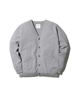 Cotton Polyester Knit Cardigan -Snow Peak Shop KN 22AU004 hero 04