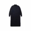 Co/Ny/Pe Knit Dress -Snow Peak Shop KN 24AW201 Black P 1 png