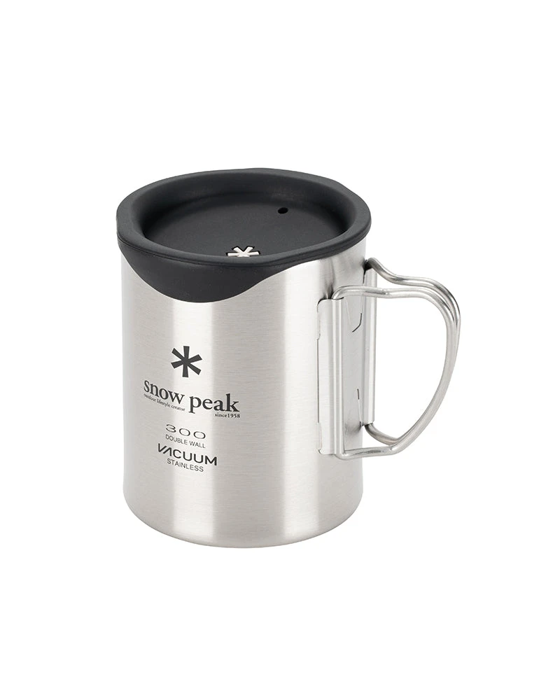 Snow Peak Stainless Vacuum-Insulated Mug Set In 300ml 3 Snow Peak Stainless Vacuum-Insulated Mug Set In 300ml