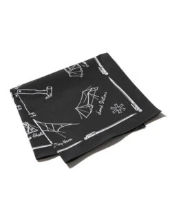 Organic Cotton Noasobi Bandana -Snow Peak Shop Noasobi Bandanna AC 21AU205 black alt 01