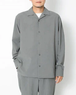 Polyester Light Poplin Shirt -Snow Peak Shop SH 22SU003 alt 02