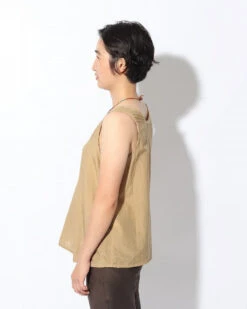 Hand-Woven Cotton Silk Tank Top -Snow Peak Shop SH 22SU303 alt 05