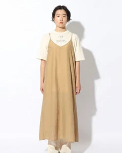 Hand-Woven Cotton Silk Dress -Snow Peak Shop SH 22SW303 alt 04