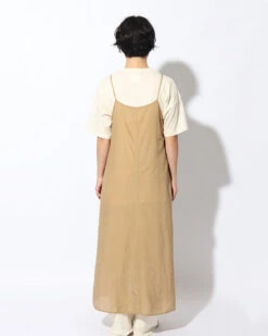 Hand-Woven Cotton Silk Dress -Snow Peak Shop SH 22SW303 alt 05