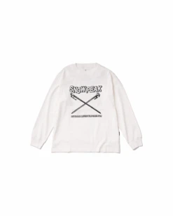 Snow Peak Solid & Delta Stake Long Sleeve T-Shirt 12 Snow Peak Solid & Delta Stake Long Sleeve T-Shirt -Snow Peak Shop SP TS 24AU001 Offwhite 1.psd