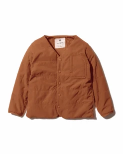 Kids Flexible Insulated Cardigan -Snow Peak Shop SW 23SK001 Brown hero 01 8d20d8b3 cb50 44a4 9be8 60c672f2cecf
