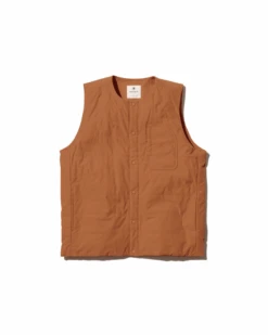 Flexible Insulated Vest -Snow Peak Shop SW 23SU004 Brown hero 01 48609b0b 7422 465c b6db 3a7d7e57c0eb
