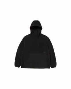Double Face Fleece Hoodie 15 Double Face Fleece Hoodie -Snow Peak Shop SW 24AU008 Black P 1 png