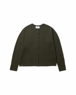 Takibi Sweatshirt Cardigan -Snow Peak Shop SW 24AW101 Olive P 1 png