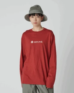 Soft Cotton Logo Long Sleeve T-Shirt 7 Soft Cotton Logo Long Sleeve T-Shirt -Snow Peak Shop SW 25SU40120240506 snowpeak 00157 jpg