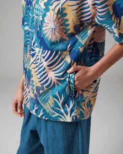 Printed Breathable Quick Dry Shirt -Snow Peak Shop SnowPeak SS23 C 2107