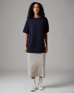 Cotton Nylon Boat Neck Pullover -Snow Peak Shop SnowPeak SS23 C 2310