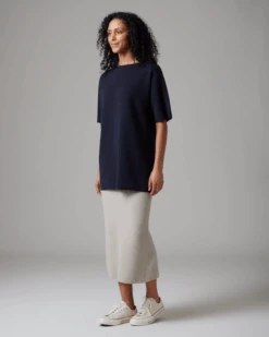 Cotton Nylon Boat Neck Pullover -Snow Peak Shop SnowPeak SS23 C 2329