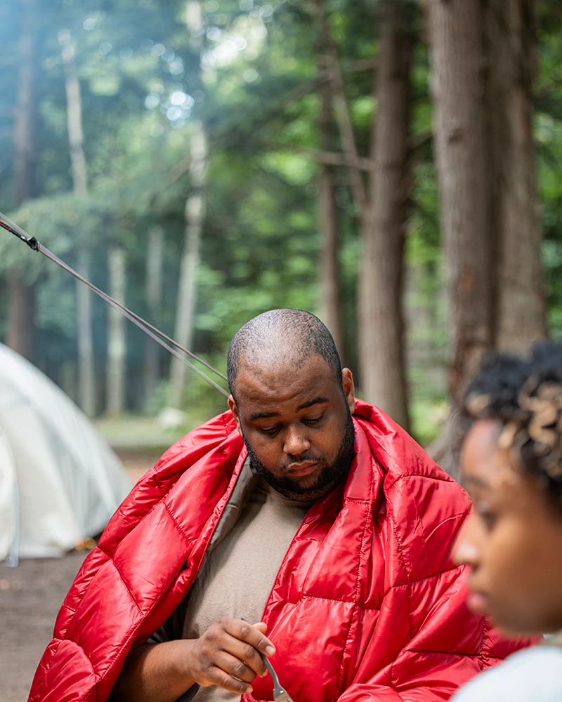 Snow Peak SP X Rumpl Nanoloft® Takibi Blanket In Pro 10 Snow Peak SP X Rumpl Nanoloft® Takibi Blanket In Pro - Image 8