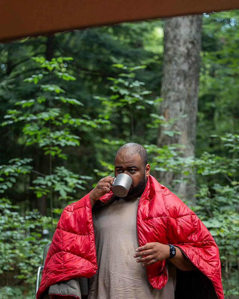 Snow Peak SP X Rumpl Nanoloft® Takibi Blanket In Pro 12 Snow Peak SP X Rumpl Nanoloft® Takibi Blanket In Pro - Image 10