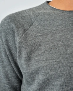 Inoue Brothers Raglan Crewneck Knit Sweater 14 Inoue Brothers Raglan Crewneck Knit Sweater -Snow Peak Shop TIB KN 22AU001 alt 05