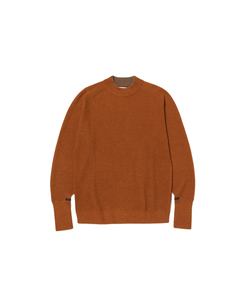 Alpaca Waffle Mock Neck Sweater 5 Alpaca Waffle Mock Neck Sweater - Image 3