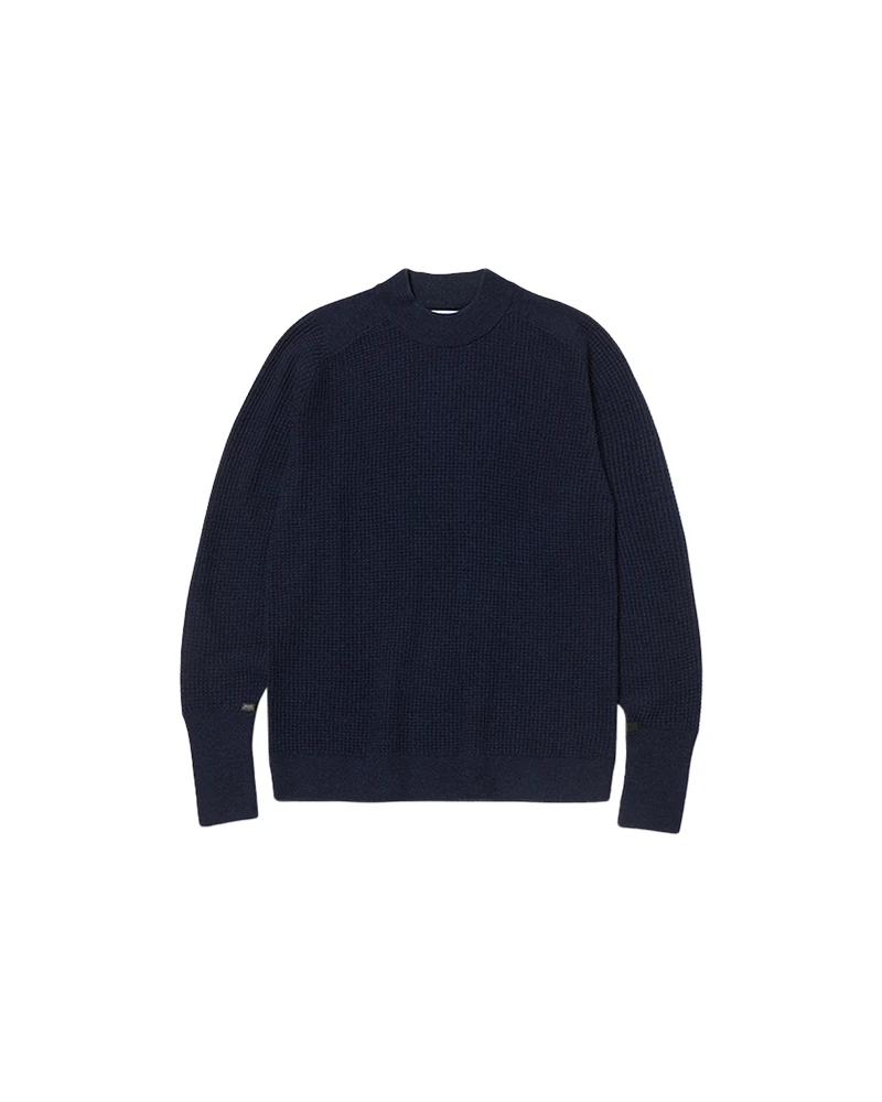 Alpaca Waffle Mock Neck Sweater 3 Alpaca Waffle Mock Neck Sweater