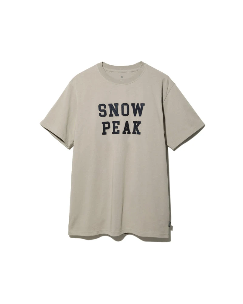 Snow Peak Felt Logo T-Shirt 3 Snow Peak Felt Logo T-Shirt