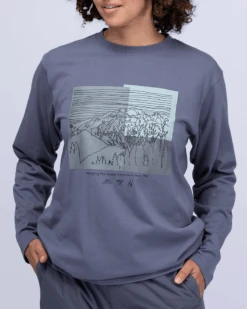 Mt. Echigo Komagatake Long Sleeve T-Shirt -Snow Peak Shop TS 22AU006 Hero 04