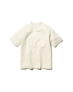 Recycled Cotton Heavy Mockneck T-Shirt -Snow Peak Shop TS 22SU402 Wh hero 01 d8c35b32 1c26 4eb2 9527 6f28ebcaa00e