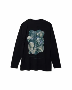 Botanical Long Sleeve T-Shirt 14 Botanical Long Sleeve T-Shirt -Snow Peak Shop TS 23SU004 Black P 2