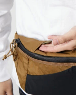 X-Pac Nylon Waist Bag 9 X-Pac Nylon Waist Bag -Snow Peak Shop X pac UG 880 Brown Alt1