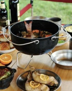 Snow Peak Cast Iron Charcoal Stand 26cm -Snow Peak Shop cast iron charcoal stand cs 522 lifestyle 04