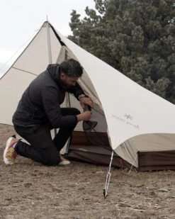 Snow Peak Penta Ease In Ivory -Snow Peak Shop ivory penta tarp stp 381 iv us lifestyle 07