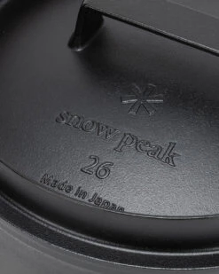 Snow Peak Cast Iron Oven 26cm 22 Snow Peak Cast Iron Oven 26cm -Snow Peak Shop japanese dutch oven 26 cs 520 alt 10