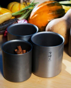 Snow Peak Ti-Double H450 Stacking Mug -Snow Peak Shop ti double h450 tw 122 lifestyle 05